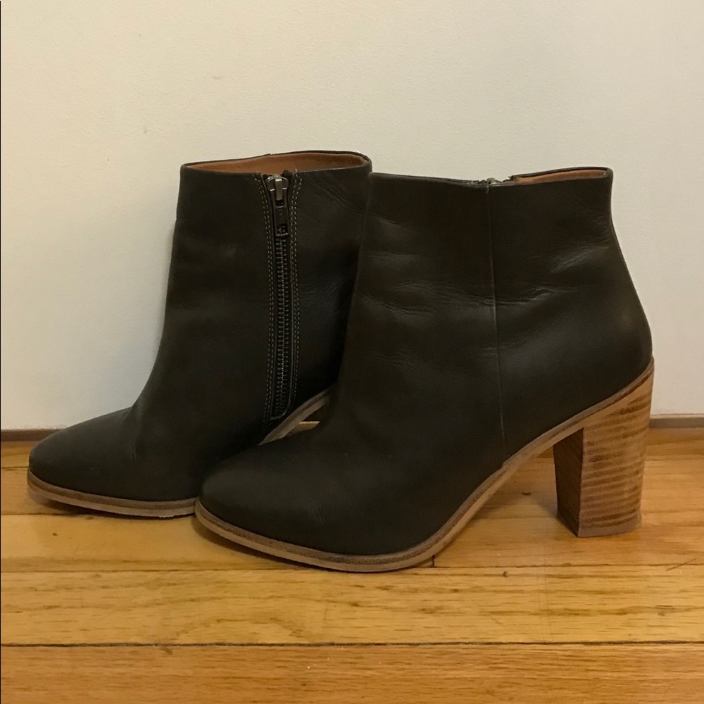 Dark green DUNE London shoes